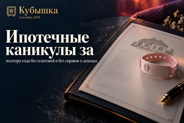 Ипотечные каникулы за второго ребёнка с 1 сентября: полтора года без платежей и без справок о доходах