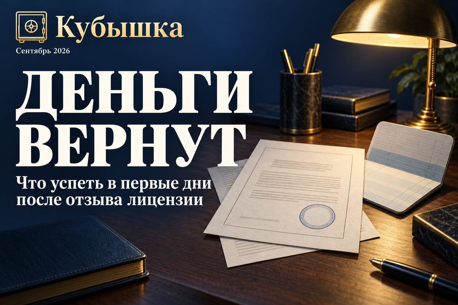 Банк лишился лицензии: почему проценты тоже вернут и что реально успеть в первые дни