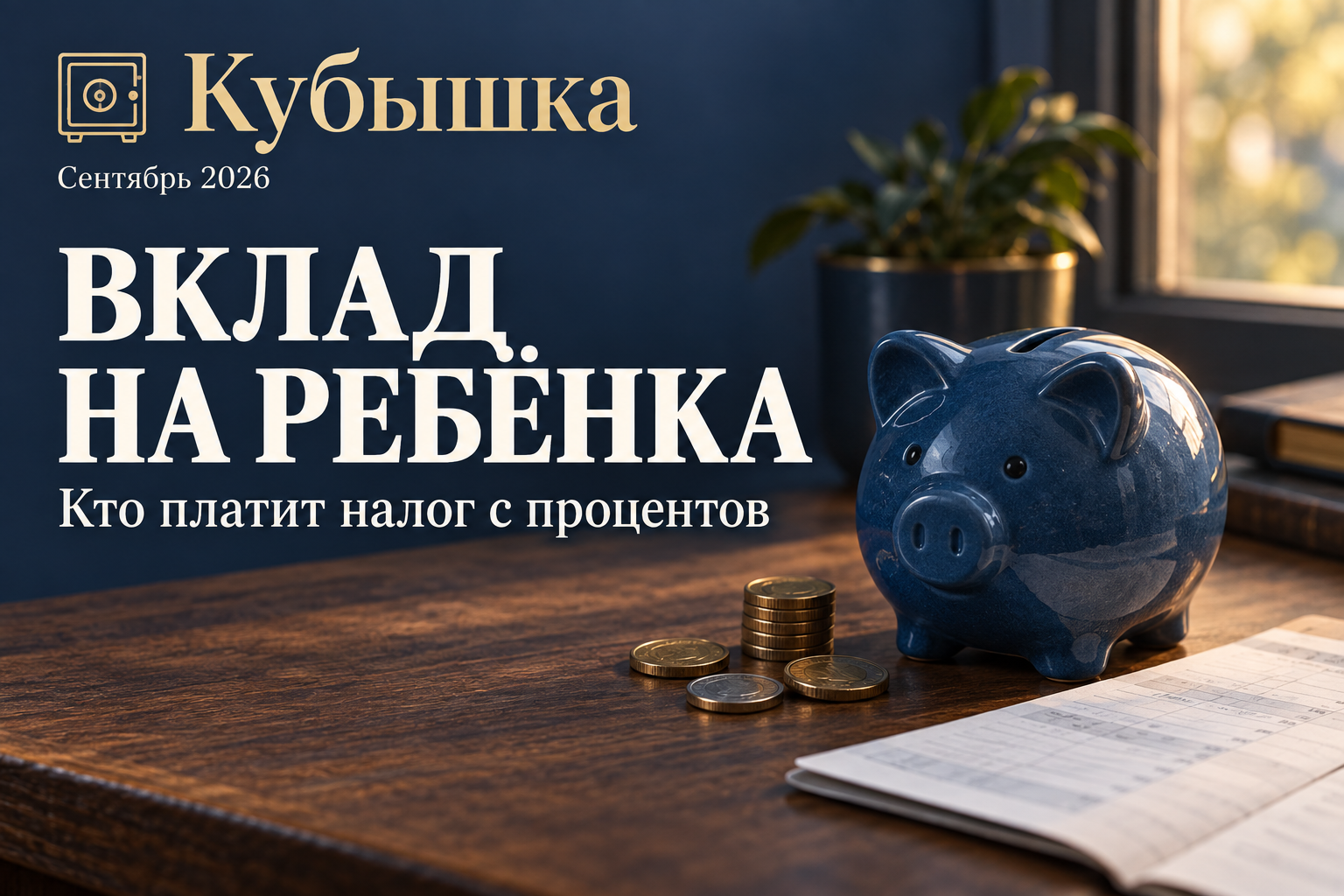 Вклад на ребёнка до 14 лет: почему проценты считают его доходом и кто платит налог