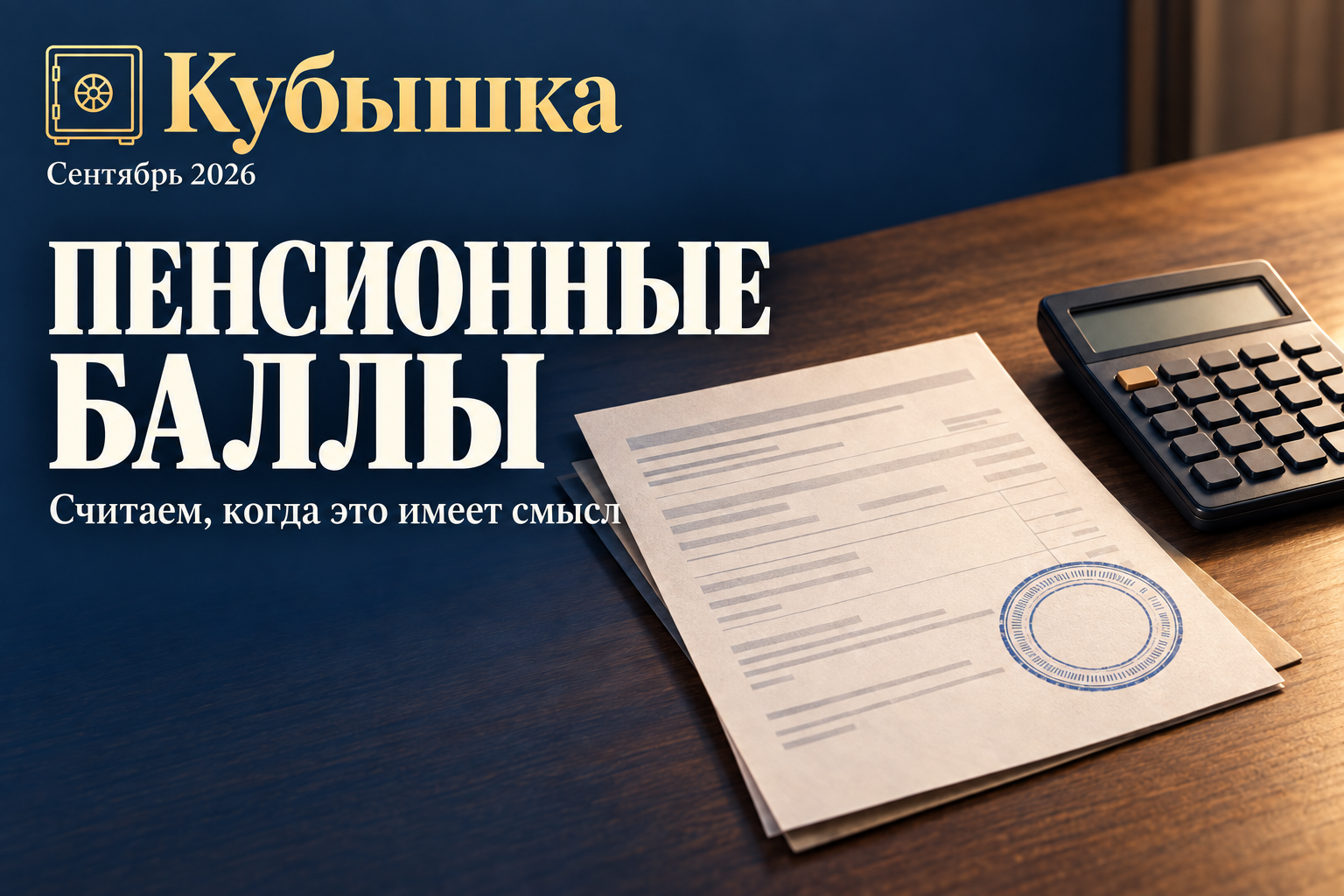 Почему докупка пенсионных баллов окупается только к 95 годам — и когда она всё-таки нужна