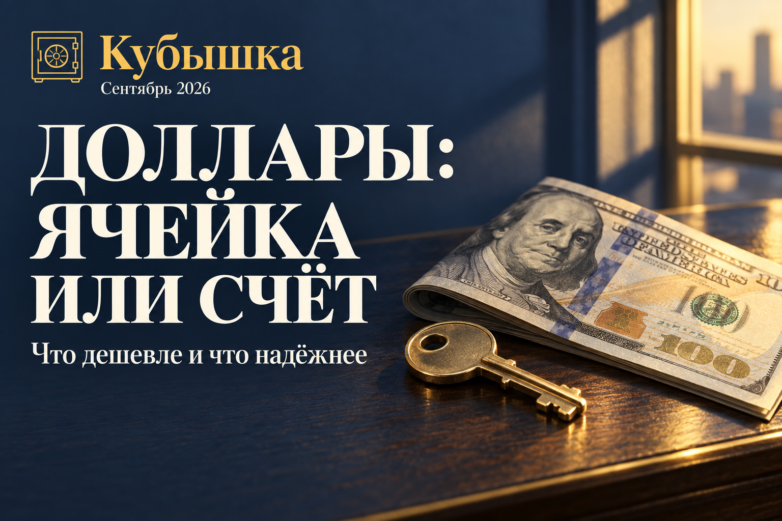 Доллары в ячейке или на счёте: где хранить и почему из банка можно получить рубли, а не доллары