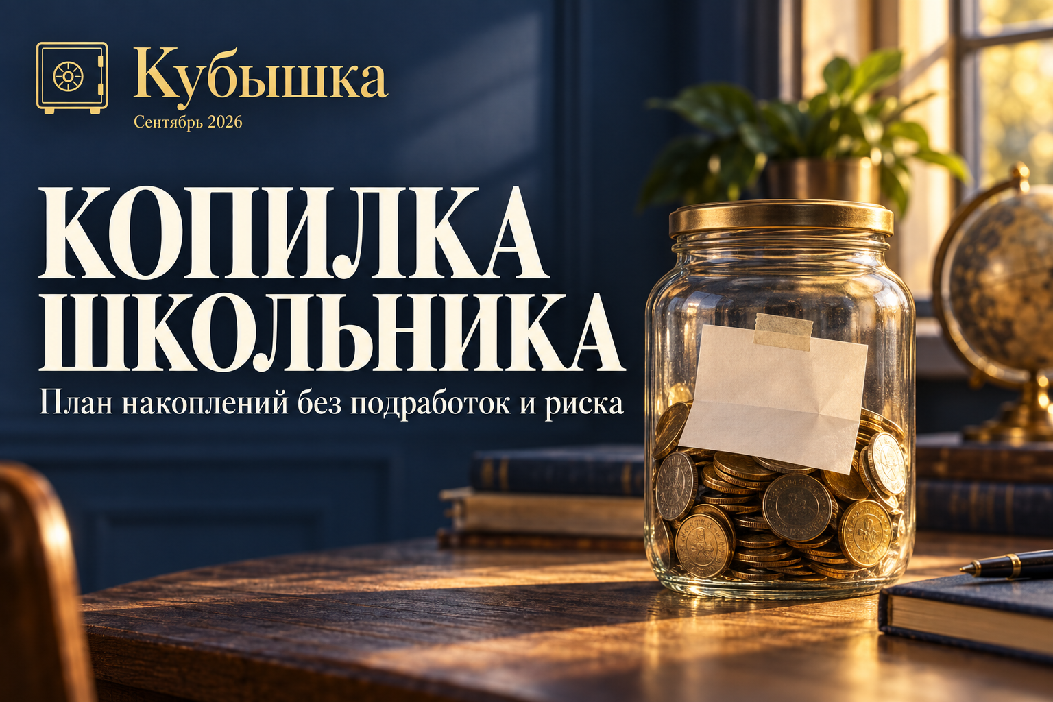 Как школьнику 12 лет накопить на мечту: план, который работает без подработок