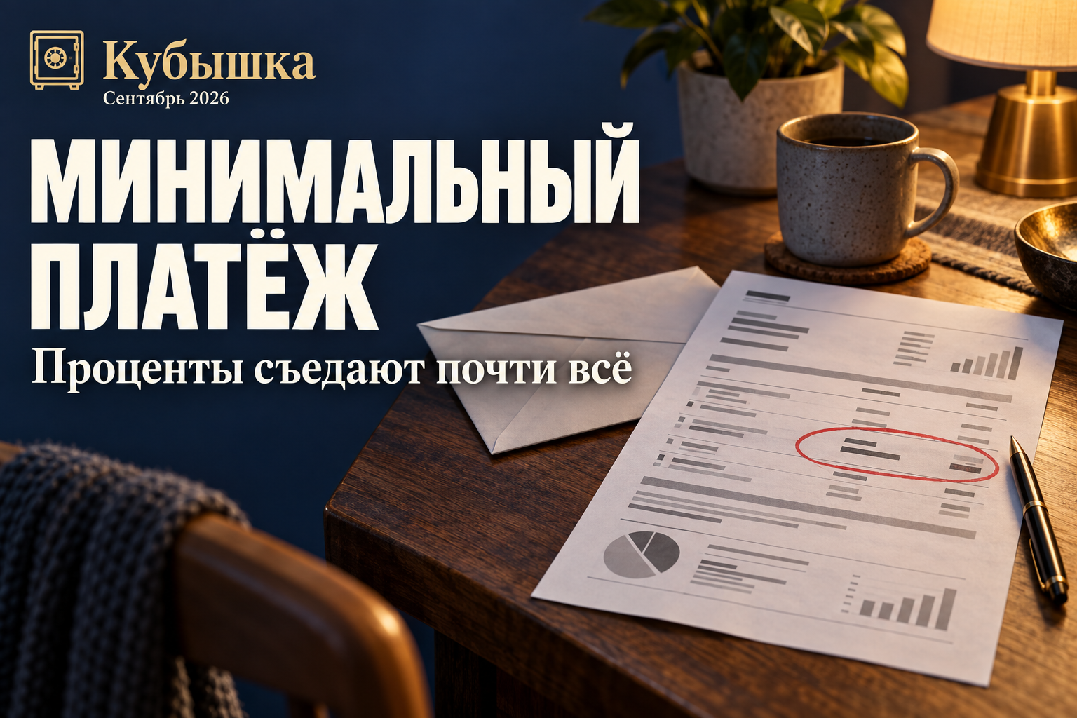 Почему минимальный платёж по кредитке почти не уменьшает долг — и что делать