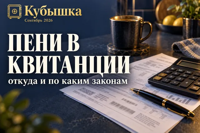 Пени в квитанции за квартплату: откуда берутся, за что начисляют и как проверить по закону