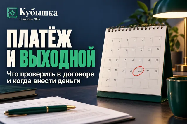Почему списание по кредиту может пройти только после праздника?