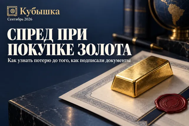 Почему банк выкупает золото дешевле, чем продаёт, и как посчитать потерю до покупки