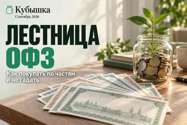 Покупаю ОФЗ каждый месяц: как перестать гадать и собрать лестницу дохода