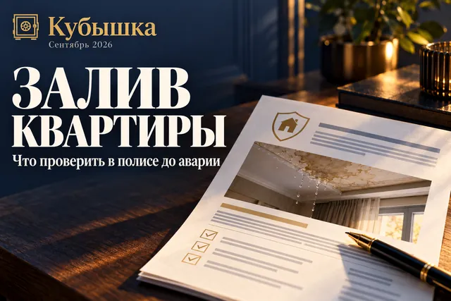 Что именно покроет страховка, если зимой залило квартиру?