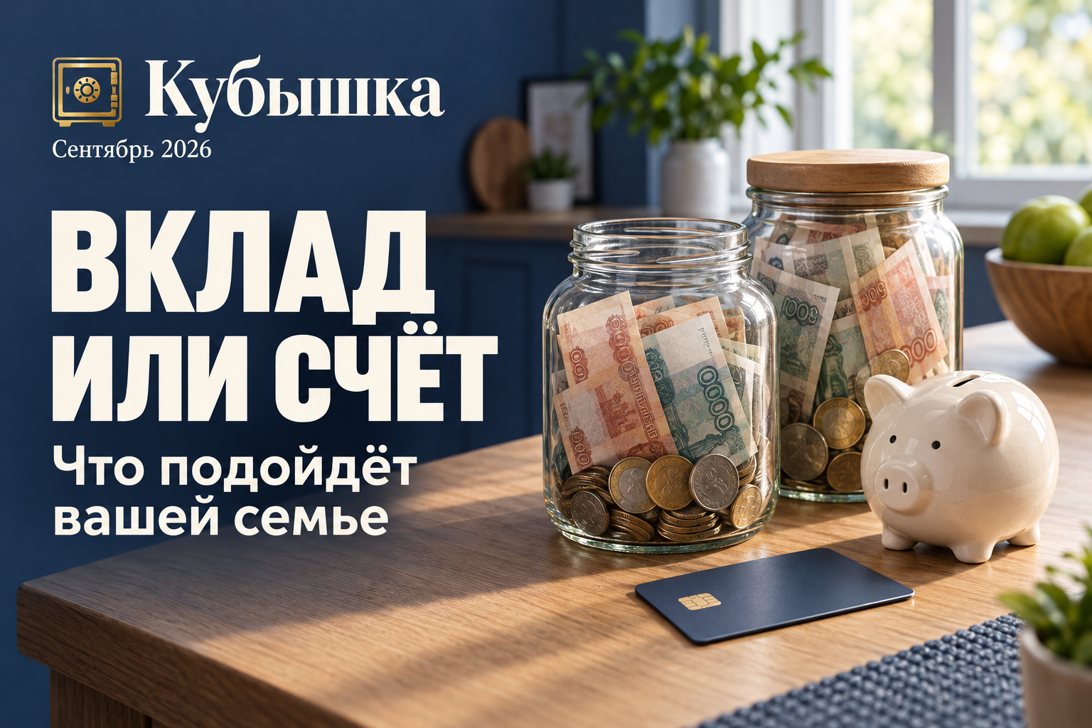 Вклад или накопительный счёт: что выбрать обычной семье и почему частая ошибка — держать всё в одном месте
