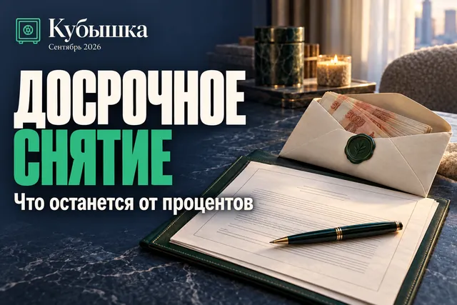Владельцам срочных вкладов: почему досрочное снятие может уменьшить проценты