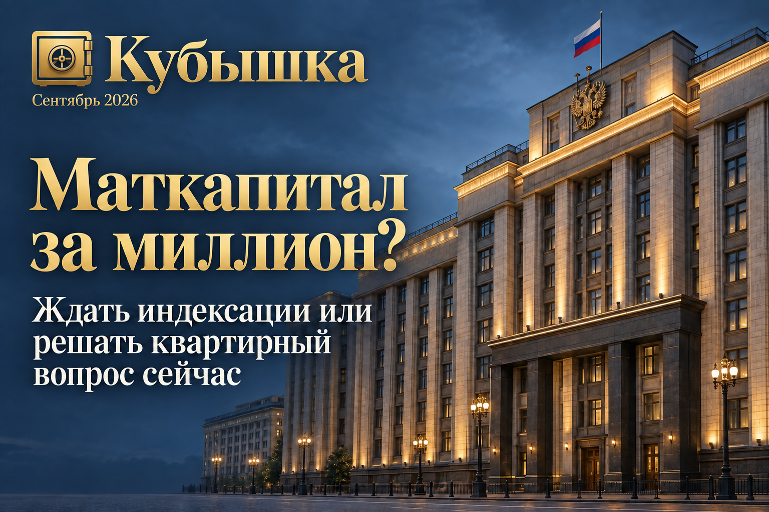 Маткапитал в 2027 году может превысить миллион рублей — стоит ли откладывать ипотеку ради индексации