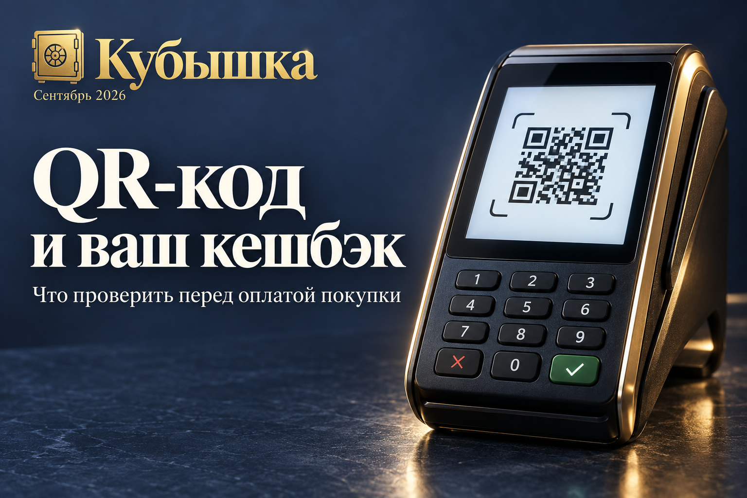 Единый QR-код с 1 сентября 2026 года: кешбэк зависит от способа оплаты — что проверить на кассе