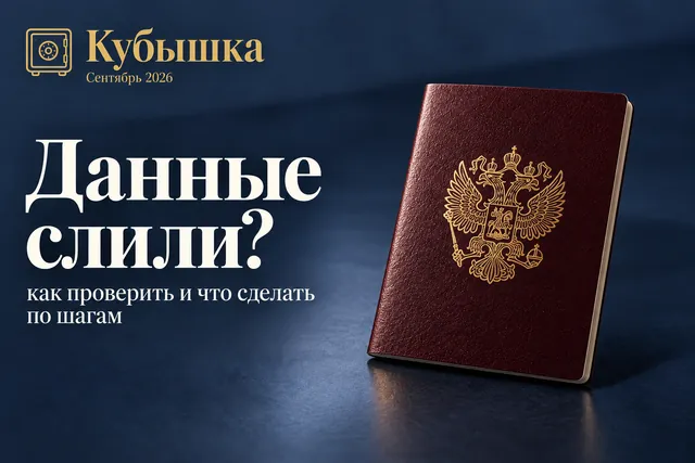Как понять, что ваши данные «слили», и что делать по шагам: паспорт, банковская карта и аккаунт на Госуслугах