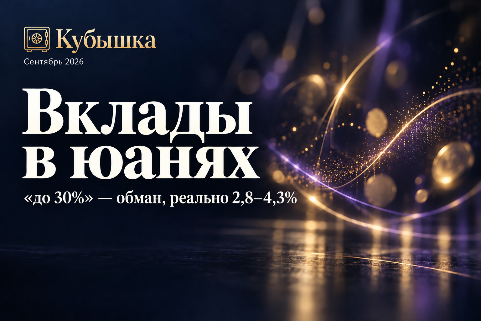 Вклад в юанях под 30% на сайте-агрегаторе — не верьте: банки реально дают 2,8–4,3% годовых, разбираем, откуда обман