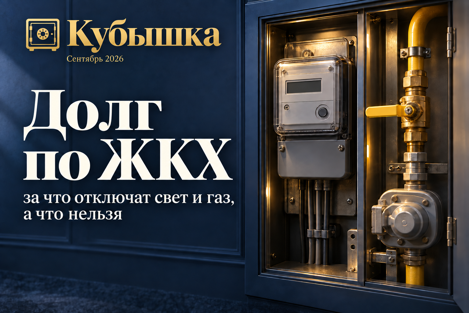 За какой долг по ЖКХ реально отключат свет и газ в 2026-м — и что не имеют права отключить никогда